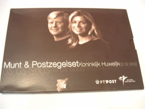 (image for) Munt en Postzegelset HuwelijkNederland 02-02-2002 BU